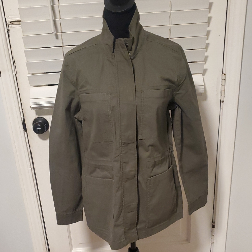 Gloria Vanderbilt Women's Utility Jacket in Olive